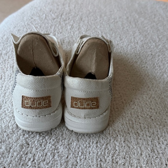 Hey Dude wendy linen natural white Women's White Sneakers 36 EU 6US - Picture 5 of 10